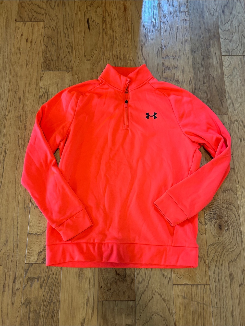Under Armour Neon Coral 1/4 Zip Pullover